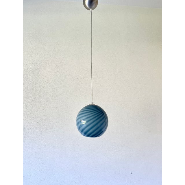 Acquarius 20 Pendant Light in Swirl Glass Rigadin Murano Glass from La Murrina, 1990s For Sale - Image 4 of 18