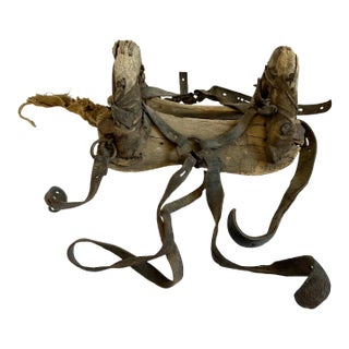 1800s Antique Primitive Western Horse Pack Saddle For Sale
