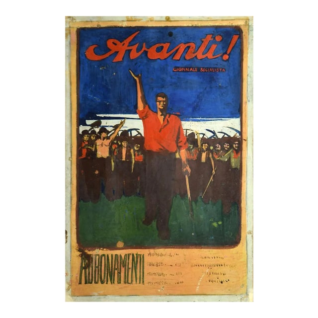 Gabriele Galantara - Forward - Original Mixed Media - Early 20th Century For Sale