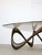 Italian Organic Snake Wooden and Smoked Glass Coffee Table, 1960s For Sale - Image 12 of 18