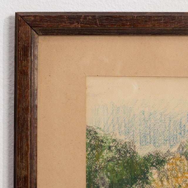 Traditional Early 20th Century Belgium Amber Wood Drawing For Sale - Image 3 of 15