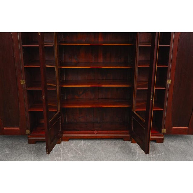 Art Nouveau Bookcase in Mahogany, Early 20th Century For Sale - Image 13 of 18