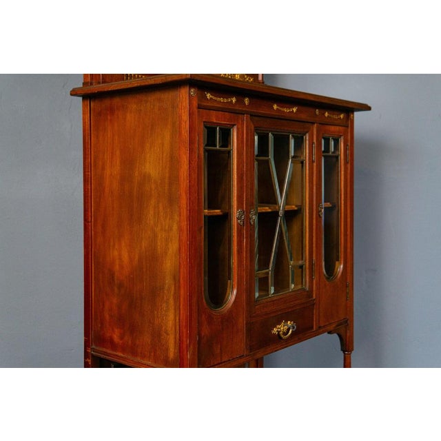Vinrage Brown Wooden Cabinet For Sale - Image 6 of 18