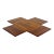 Rare Rosewood & Lucite Tic-Tac-Toe Expandable Coffee Table by Vladimir Kagan For Sale