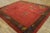 1920s Red Burgundy Floral Antique Chinese Art Deco Carpet 8' X 9'9" Knotted Wool Rug For Sale - Image 4 of 9