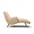 Brown Lawrence Peabody Style Mid Century Wave Chaise For Sale - Image 8 of 9