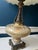 Monumental Hollywood Regency Marble, Hand-Painted Glass & Bronze Table Lamps — 40.75” - a Pair For Sale - Image 11 of 18