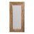 Deep Grain Rustic Wood Full Length Mirror For Sale