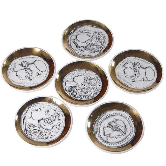 Coasters from Bucciarelli, 1960s, Set of 6 For Sale - Image 9 of 9