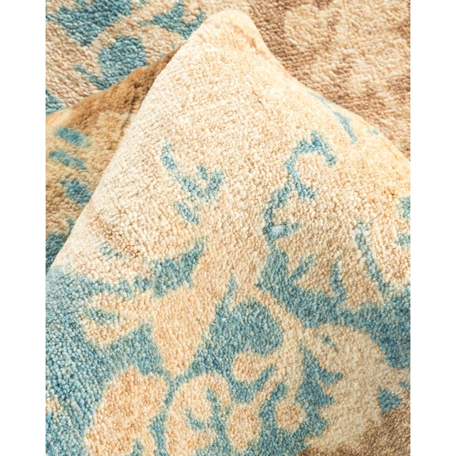 Textile Mogul Collection Hand-Knotted Area Rug - Brown 3' 2" x 5' 2" For Sale - Image 7 of 9