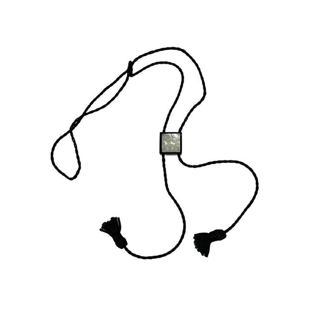 Arethuse Masque De Femme Art Deco Black & Clear Crystal Pendants & Brooch from Lalique, Set of 3 For Sale - Image 11 of 15