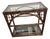 Vintage Tortoiseshell Bamboo Side Table For Sale