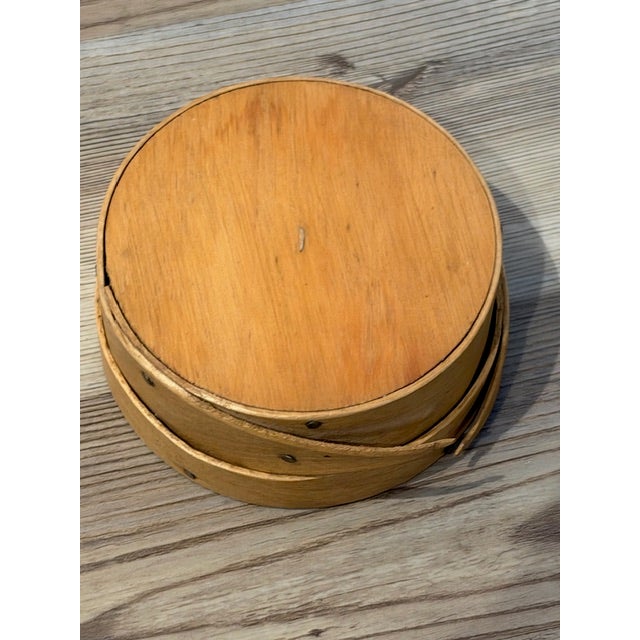 Wood Old Time Wooden Ware Small Primitive Pantry Box For Sale - Image 7 of 8