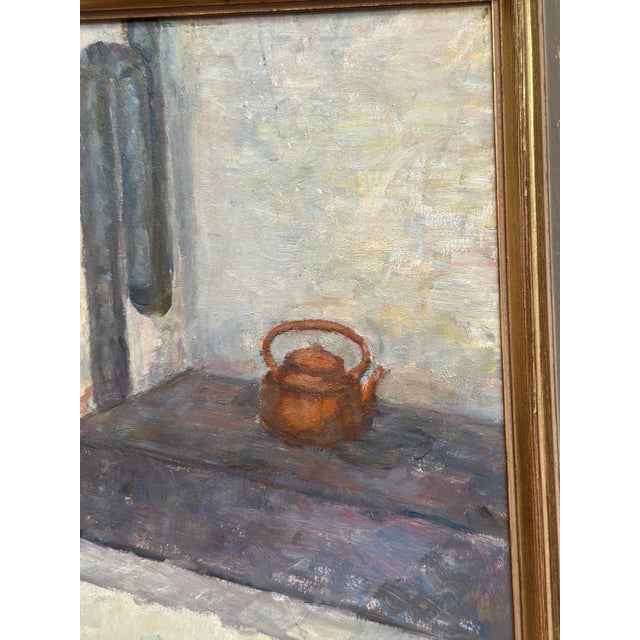 Hanne Jönsson, Panel Oven in the Studio, 1943, Oil on Panel, Framed For Sale - Image 12 of 18