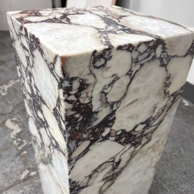 Audo Copenhagen Plinth Marble Pedestal For Sale In San Francisco - Image 6 of 12