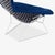 Early Knoll Bertoia Bird Chair in Gloss White & Raf Simons Kvadrat Wool Bouclé For Sale - Image 10 of 12