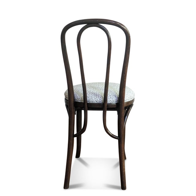 J & J Kohn & Mundus Bentwood Cafe Chair - Newly Upholstered For Sale - Image 4 of 10