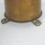 English Vintage Tall Copper Coal Scuttle With Brass Handle and Paw Foot Details For Sale - Image 3 of 10