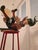 Vintage Mid Century Folk Art Sculpture of Falling Figure For Sale - Image 10 of 15