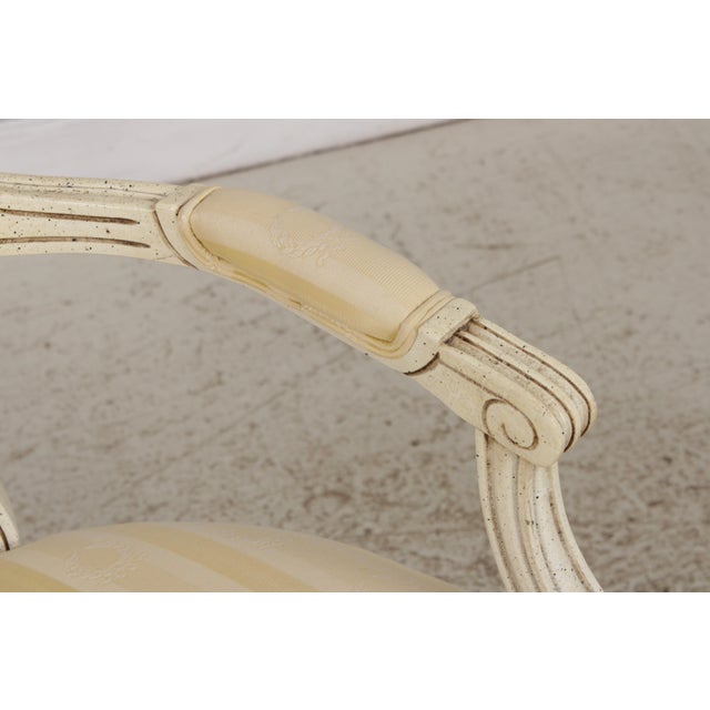Pair of Henredon Louis XVI Fauteuil Armchairs For Sale - Image 9 of 18