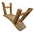 Antique Chinese Elmwood Headrest Wood Pillow Primitive Rustic Form 12" For Sale In San Francisco - Image 6 of 12