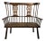 Vintage Stick Back Windsor Bench For Sale