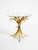 Glass Mid-Century Gilded Floral Side Table with Glass Top by Hans Kögl, 1960s For Sale - Image 7 of 18