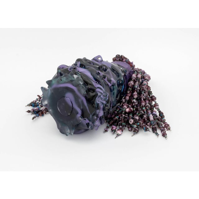 Laura Donefer "Amulet Basket" Glass Sculpture For Sale - Image 13 of 14