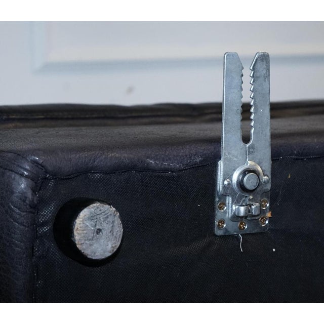 Zenna Sectional Grey Leather Sofa with Feather Filled Cushion from Timothy Oulton For Sale - Image 16 of 18