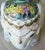 Whimsical Mid 20th-Century Highly Glazed Earthenware Elephant Garden Stool / Plant Stand For Sale - Image 17 of 18