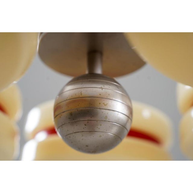 Chandelier attributed to Harald Notini for Böhlmarks, Sweden, 1930s For Sale - Image 11 of 18