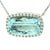 18k White Gold 20 Carat Aquamarine and 2 Carat Diamond Necklace For Sale - Image 11 of 11