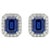 Gemstone details Diamond: 0.28 cts Blue sapphire: 1.80 cts 18k gold Net Weight: 2.88 Grams CODE: K