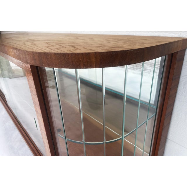 1970s Mid-20th Century Display Case with Sliding Glass Panes, 1962 For Sale - Image 5 of 14