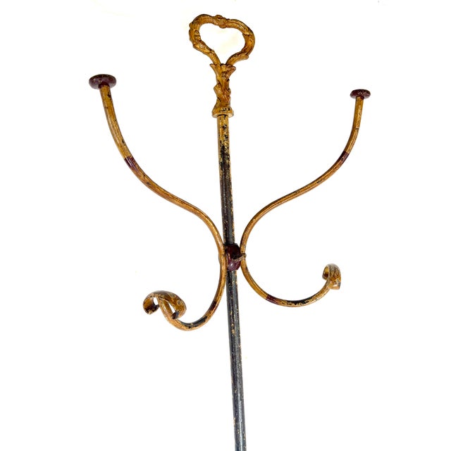 Art Deco Coat Rack and Umbrella Stand in Cast Iron, 1930s For Sale - Image 5 of 13