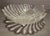 Large and striking vintage crystal shell bowl by Claus Josef Riedel for Riedel, Austria, circa late 1970s–early 1980s....