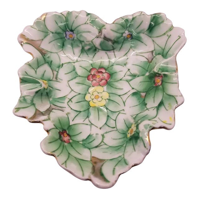1960s Vintage Ardalt Occupied Japan Leaf Dish For Sale