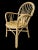 Goldenrod Vintage Armchairs in Rattan, 1970s, Set of 3 For Sale - Image 8 of 10