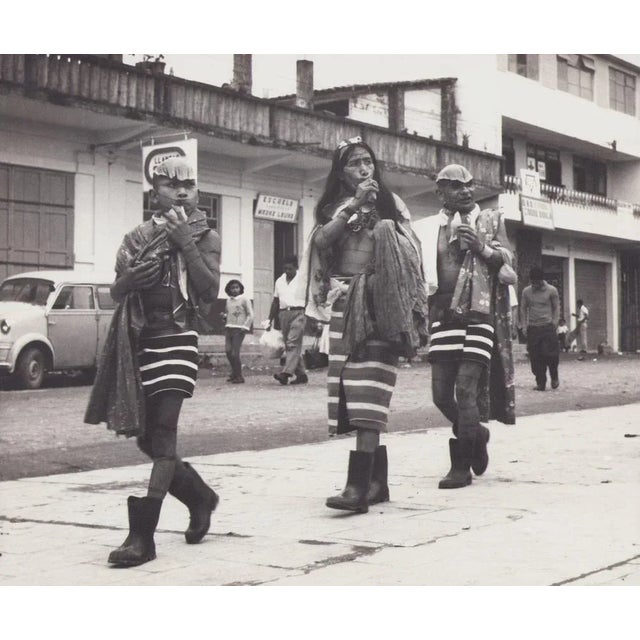 Hanna Seidel, Ecuadorian Musicians, Black and White Photograph, 1960s For Sale - Image 3 of 3