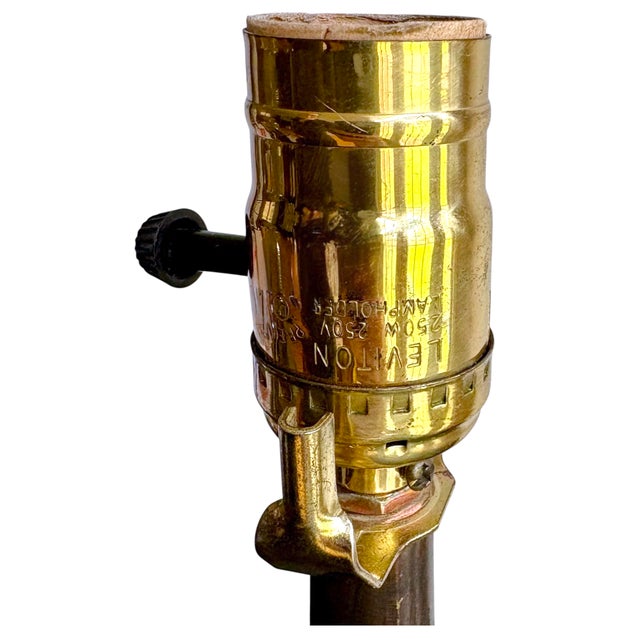 Metal Late 20th Century Cast Iron Lamp After Giacometti For Sale - Image 7 of 13