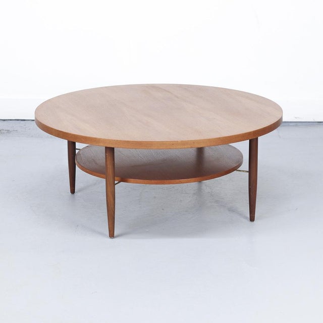 Mid-Century Modern Round Coffee Table, 1960s For Sale - Image 10 of 10