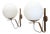 Four Wall Lights Model B464 by Sergio Asti for Candle, 1968, Set of 2 For Sale