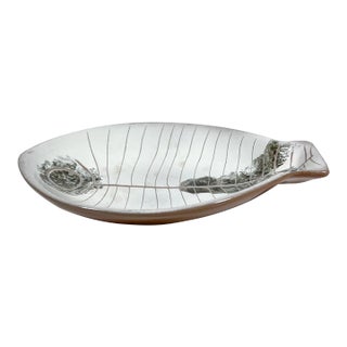 Mid-Century Modern Ceramic Fish Plate by Tackett & Fujita, 1960s For Sale