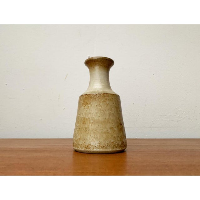 Mid-Century Danish Studio Pottery Minimalist Vase from Søholm, 1960s For Sale - Image 17 of 17