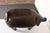 1960s Vintage Leather Pig Footstool by Dimitri Omersa for Abercrombie and Fitch For Sale - Image 5 of 18