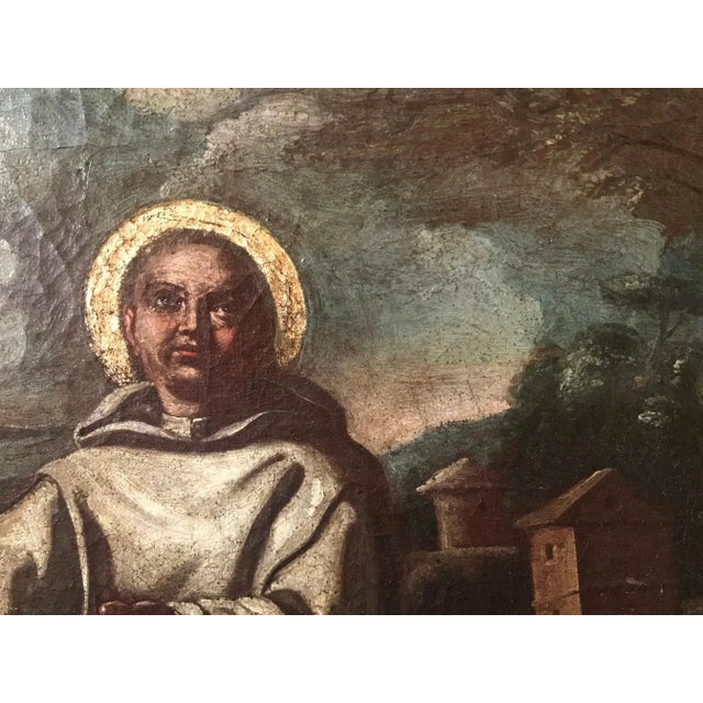 Baroque 17th Century Saint Bernard of Clairvaux Painting For Sale - Image 3 of 13