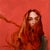 In "Red Intensity," bold strokes of crimson envelop a figure with flowing hair, creating a striking contrast against the...