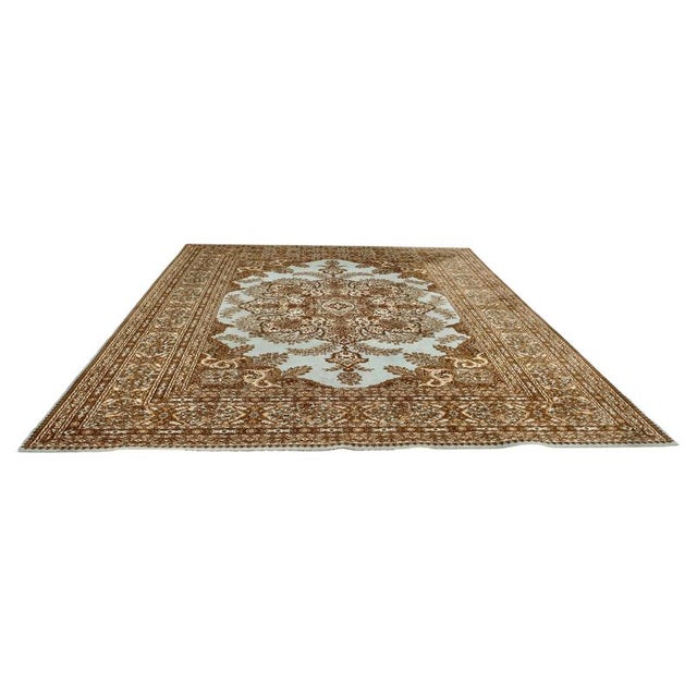 Large Vintage Tree of Life Pattern Rug, 1960 For Sale - Image 10 of 10