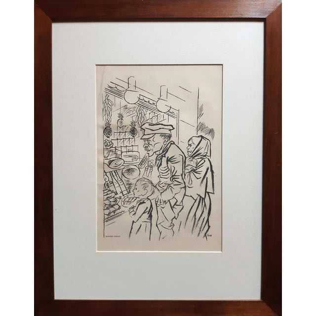 Hunger is an original litograph, realized by George Grosz in 1924, from Hunger Hilfe Von Künstlern, edition of Neuer...