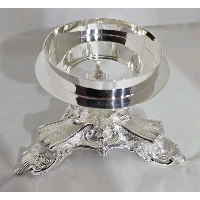 Late 20th Century Sterling Silver & Glass Centrepiece from Hugh Crawshaw, 1995 For Sale - Image 9 of 18
